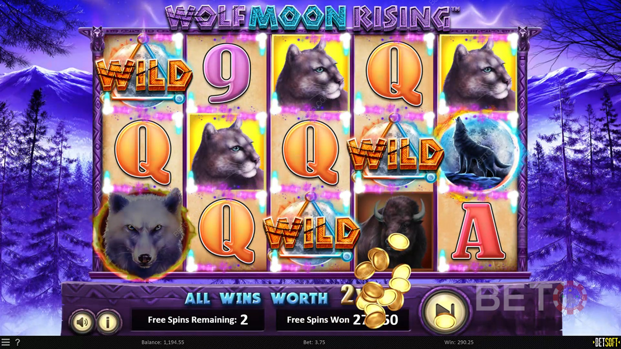 BETO 老虎機的 Wolf Moon Rising 評論