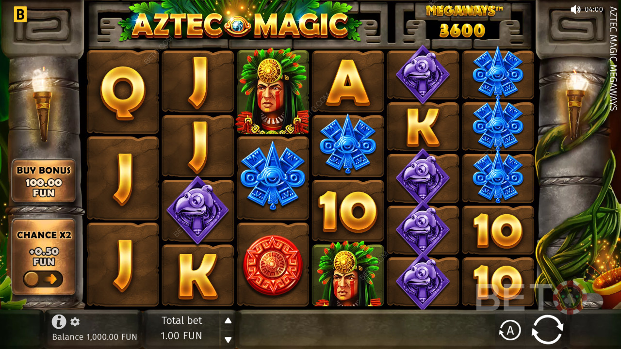 BETO 老虎機的 Aztec Magic Megaways 評論