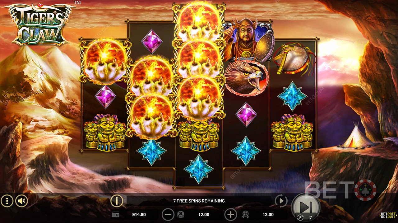 Tiger's Claw (Betsoft)  免費遊戲