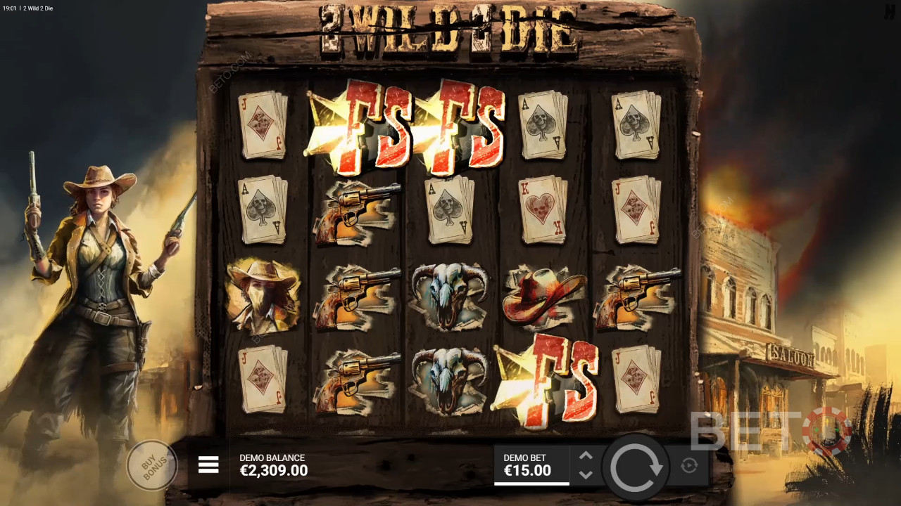BETO 老虎機的 2 Wild 2 Die 評論