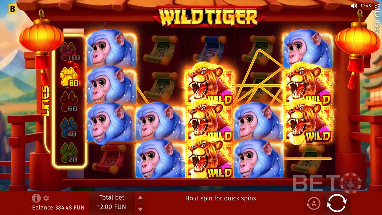 BETO 老虎機的 Wild Tiger 評論