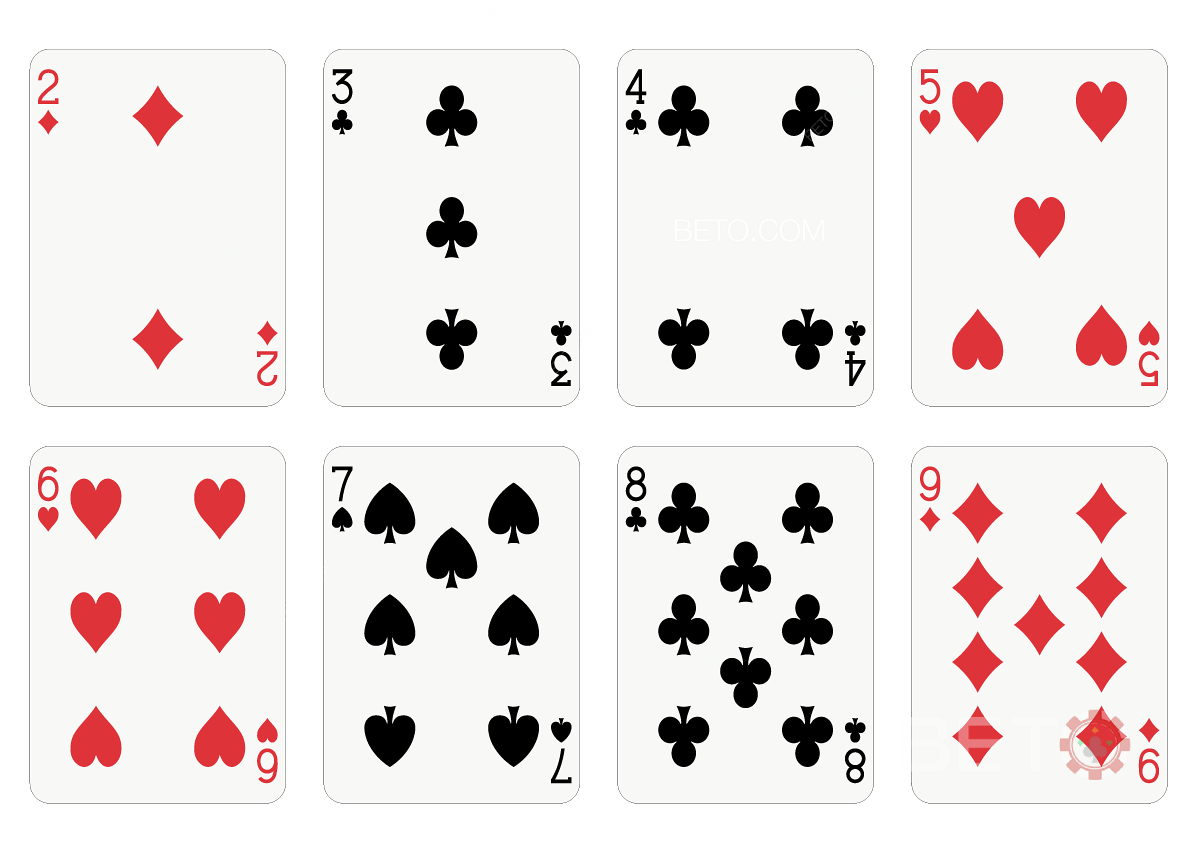 二十一點中的其他卡值使用與上面寫的相同的值。