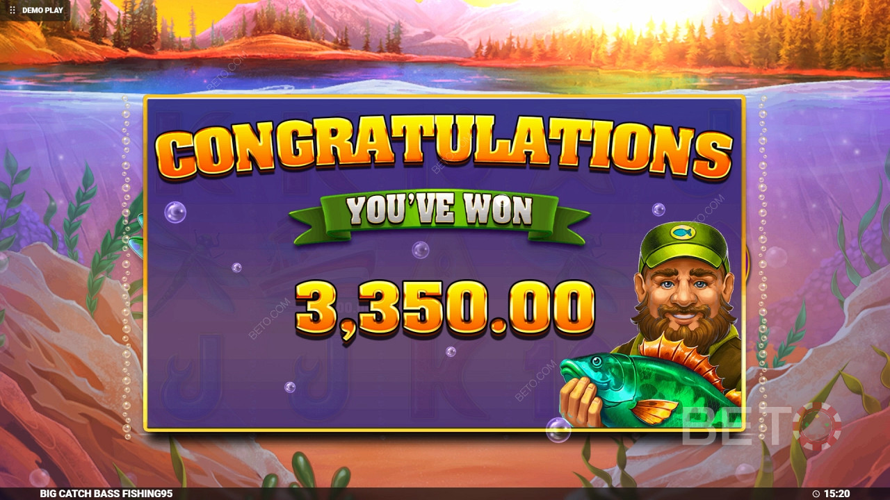 在 Big Catch Bass Fishing Slot Online 中贏取 4,000 倍賭注！