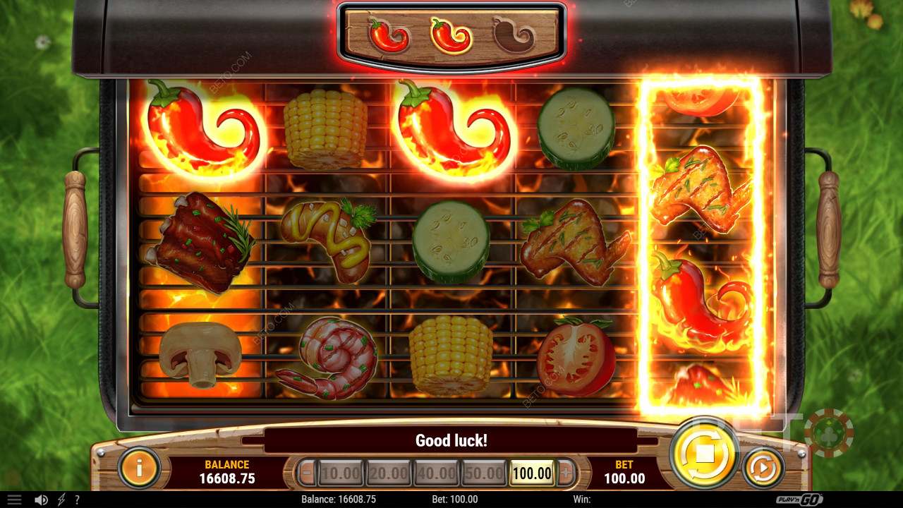 Sizzling Spins 免費遊戲