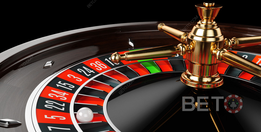 在線輪盤賭中有兩種顏色投注，即紅色或黑色。
