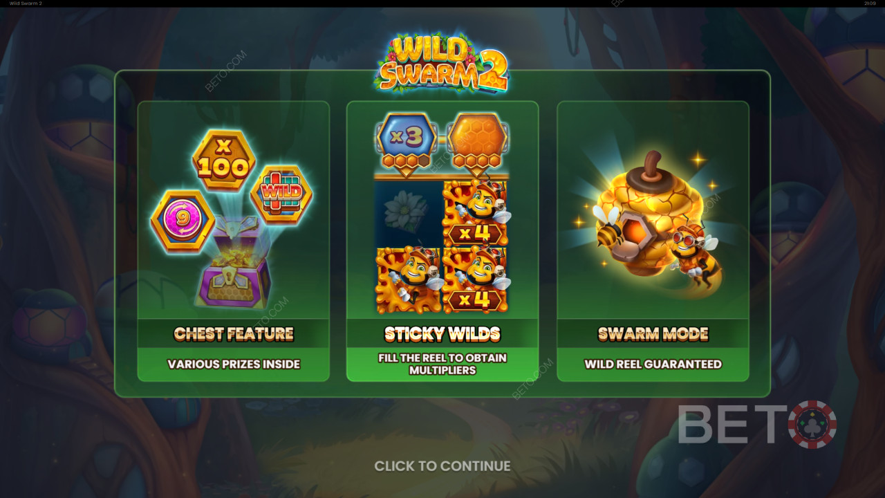 Push Gaming解釋Wild Swarm 2 中的獎勵功能