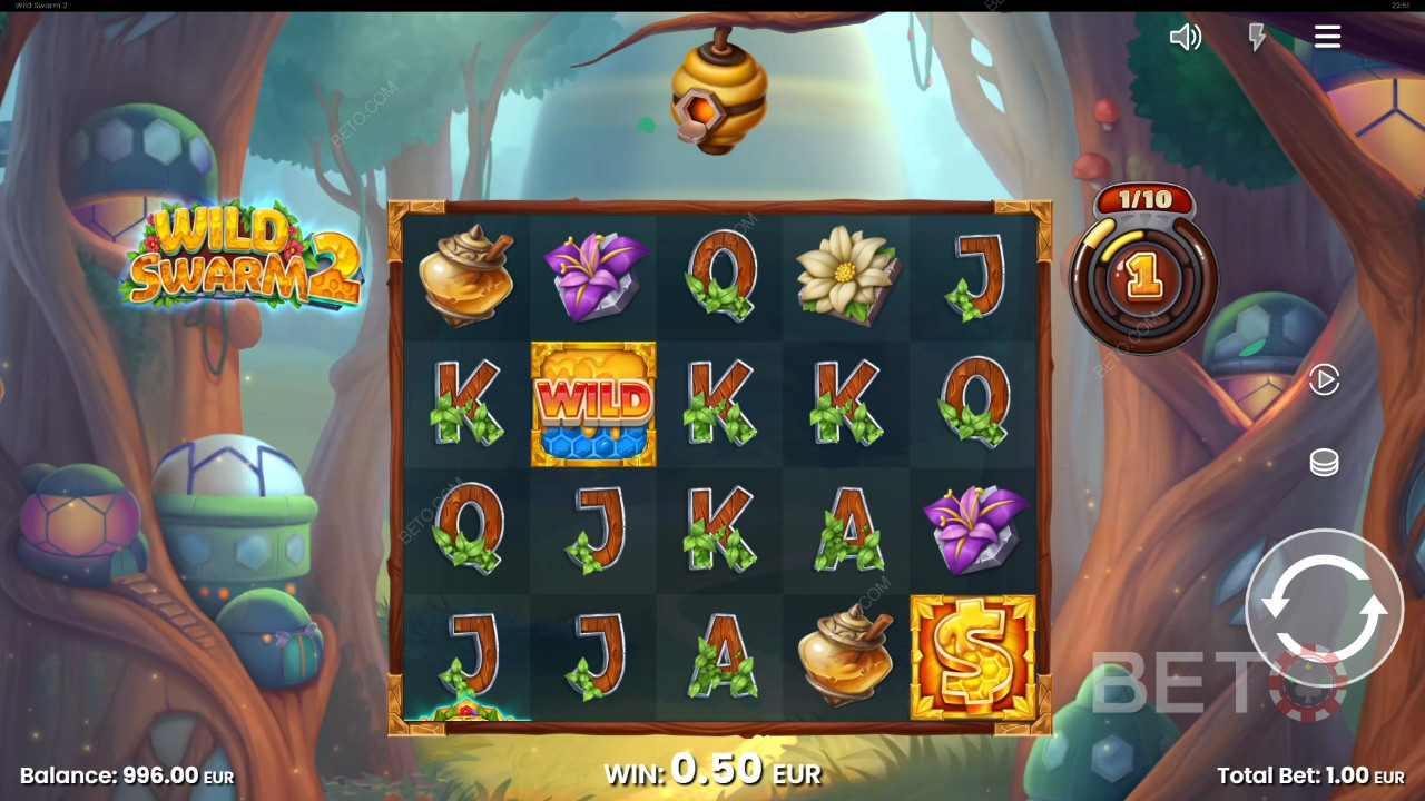 在Wild Swarm 2 老虎機中贏取 10,000 倍賭注
