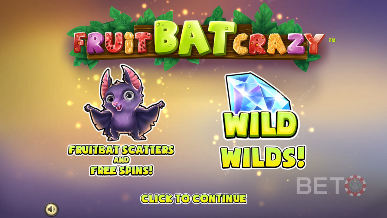 Fruit Bat Crazy - 可愛的水果蝙蝠通過狂野、分散和免費旋轉為您帶來無窮樂趣