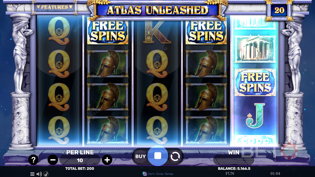 BETO 老虎機的 Atlas Unleashed 評論
