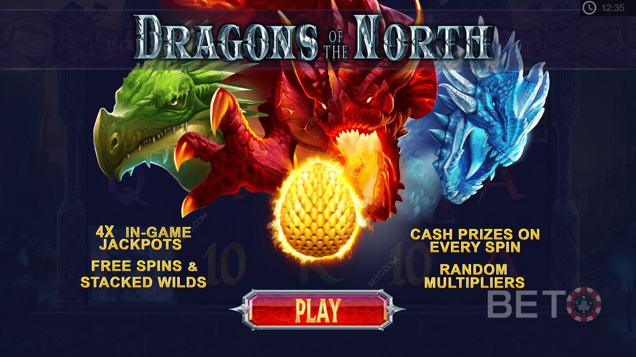 Dragons of the North視頻老虎機