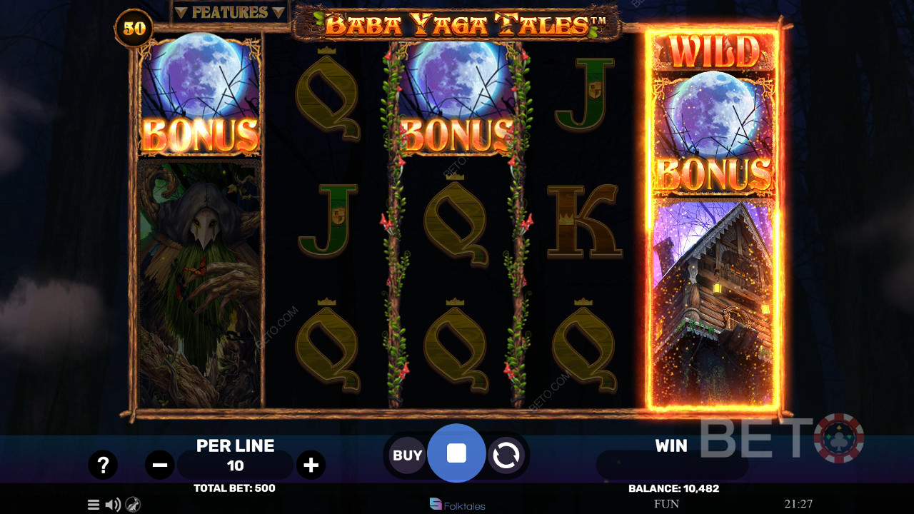 如何玩Spinomenal的 Baba Yaga Tales