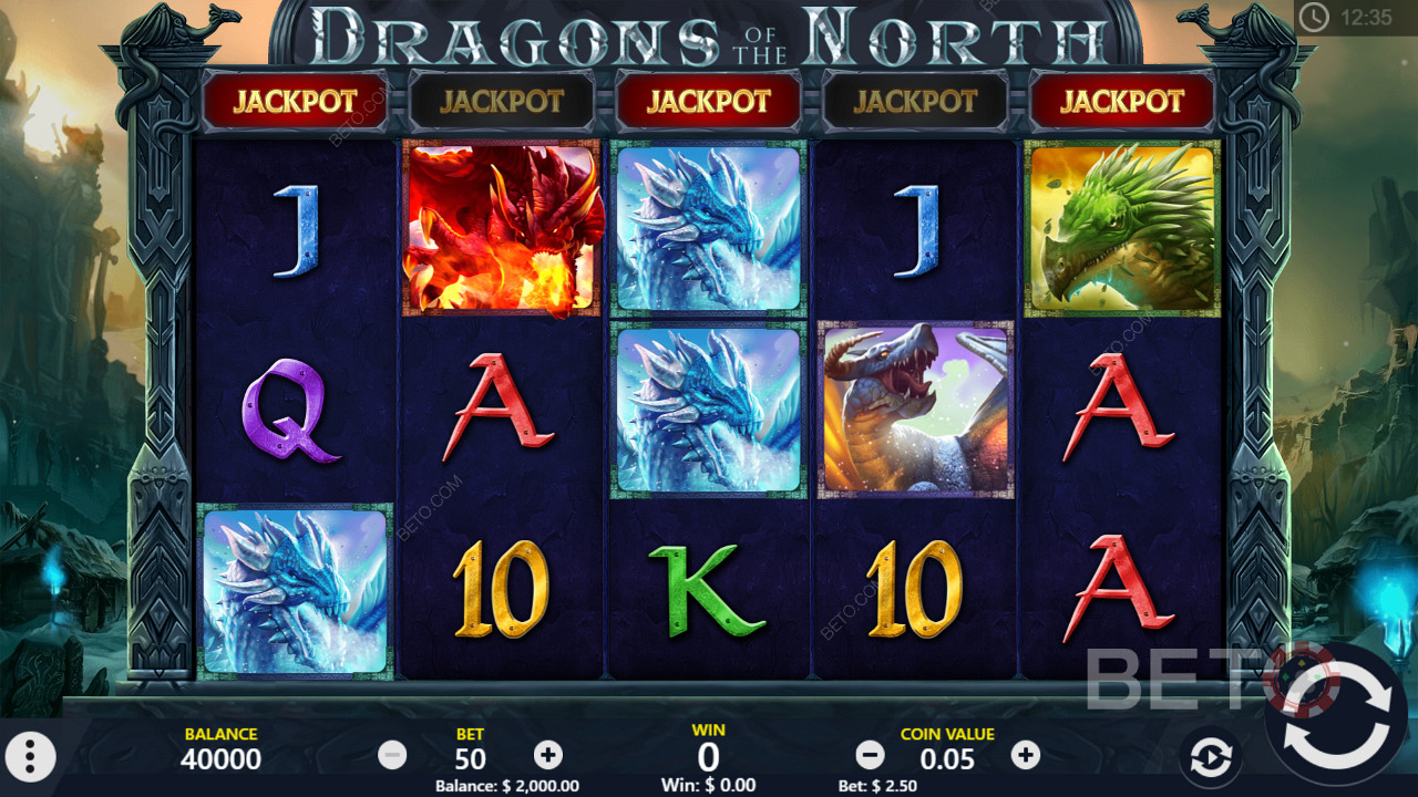 Dragons of the North老虎機