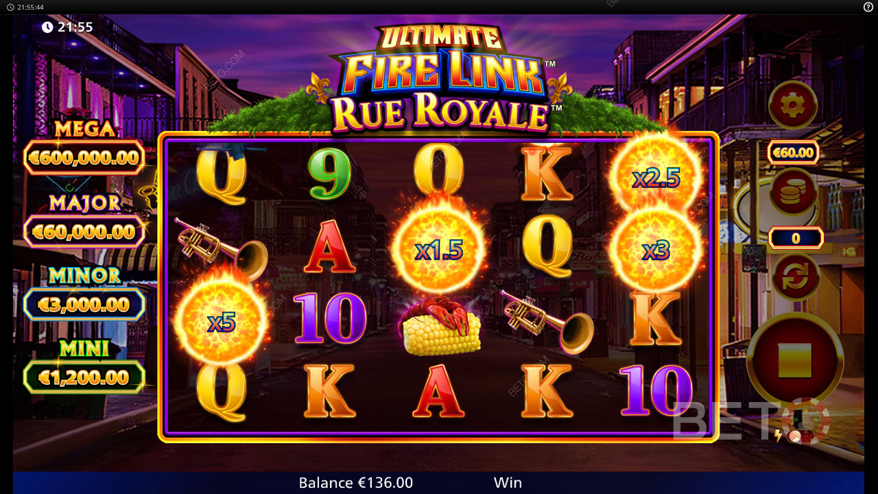 Ultimate Fire Link Rue Royale 免費遊戲