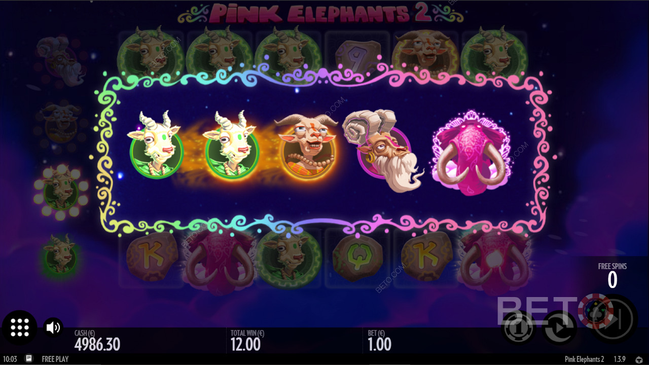 Pink Elephants 2中的酷符號升級獎勵