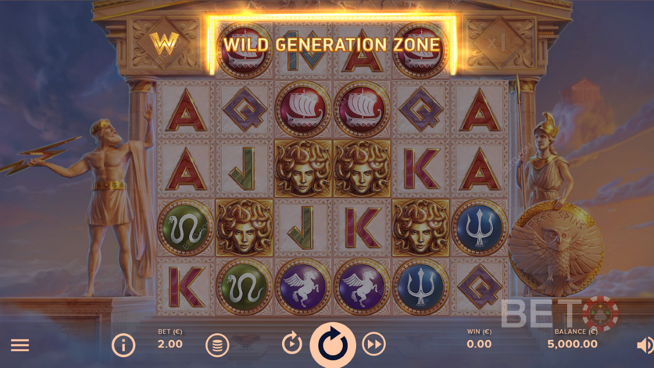Wild Generation Zone 中的獲勝符號將變成 Wilds