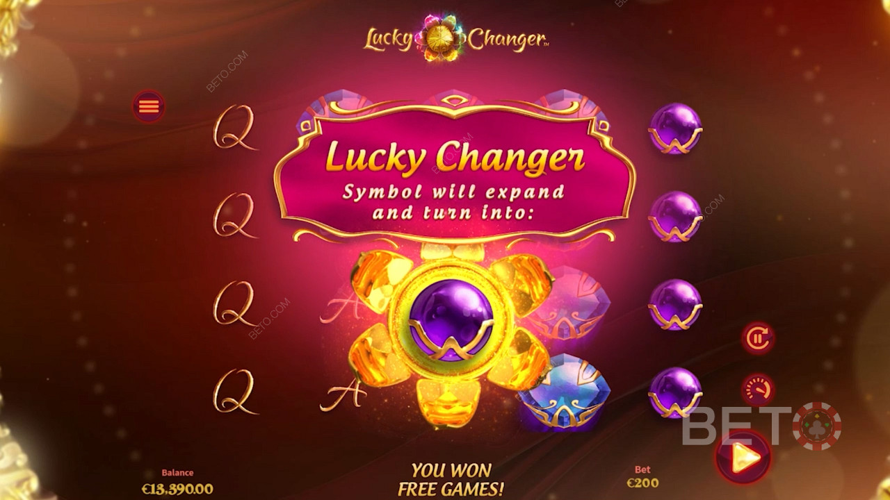 Lucky Changer中的擴展花符號