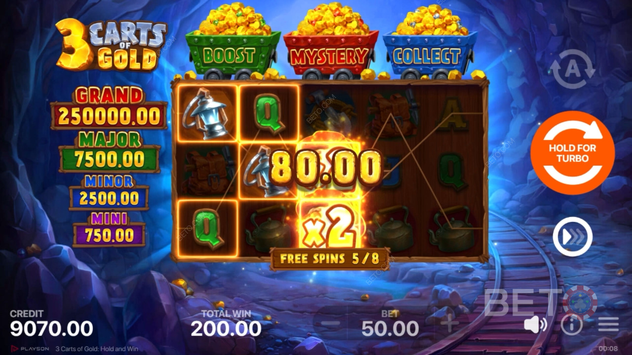 如何玩Playson的三車金：持有並獲勝
