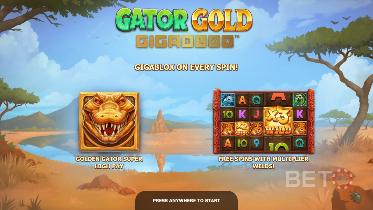 Gator Gold Gigablox的介紹屏幕