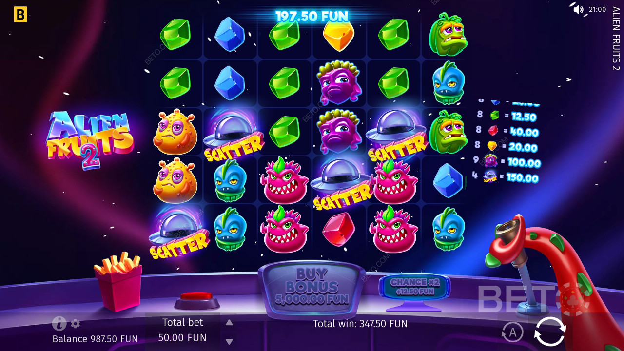 Alien Fruits 2 免費遊戲