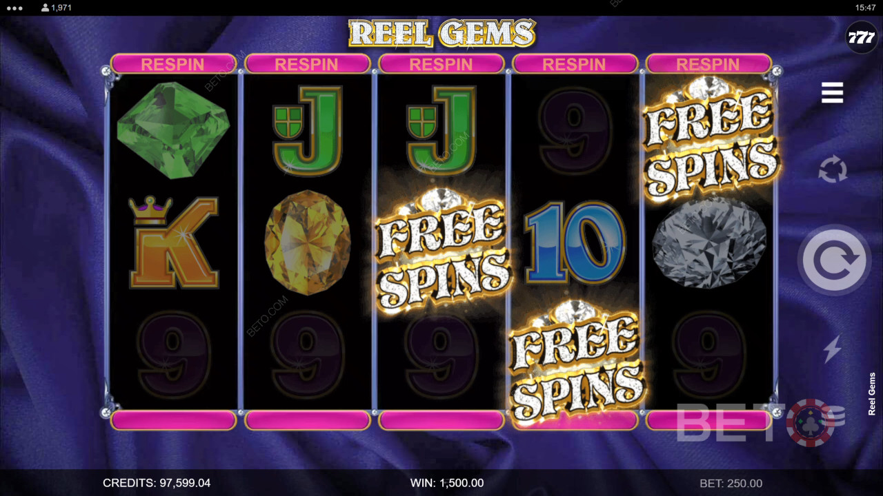 Reel Gems 免費遊戲