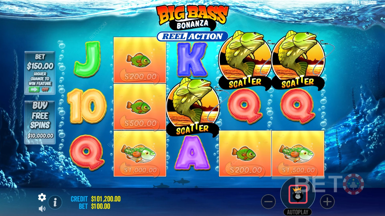 Big Bass Bonanza Reel Action 免費遊戲