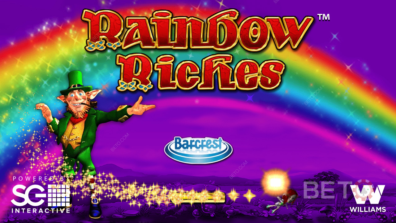 Rainbow Riches在線老虎機開屏畫面