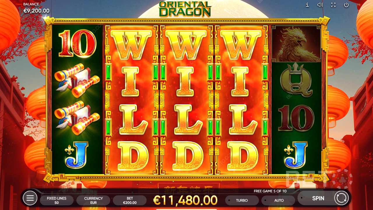Oriental Dragon 免費遊戲
