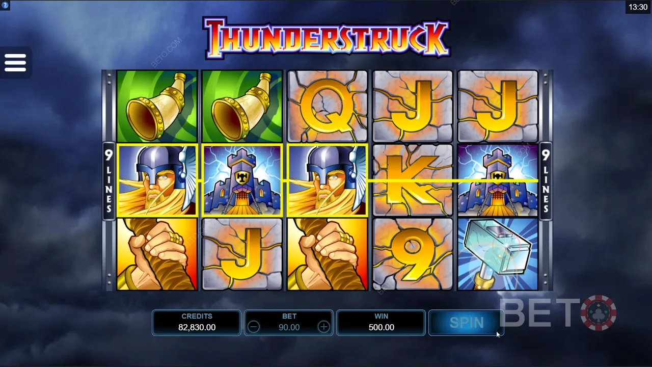 Thunderstruck的示例遊戲