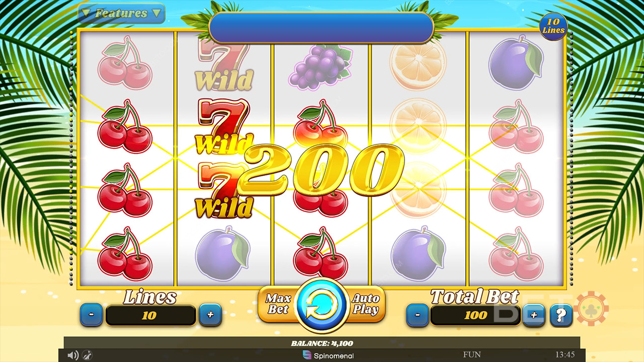 100 Juicy Fruits 免費遊戲