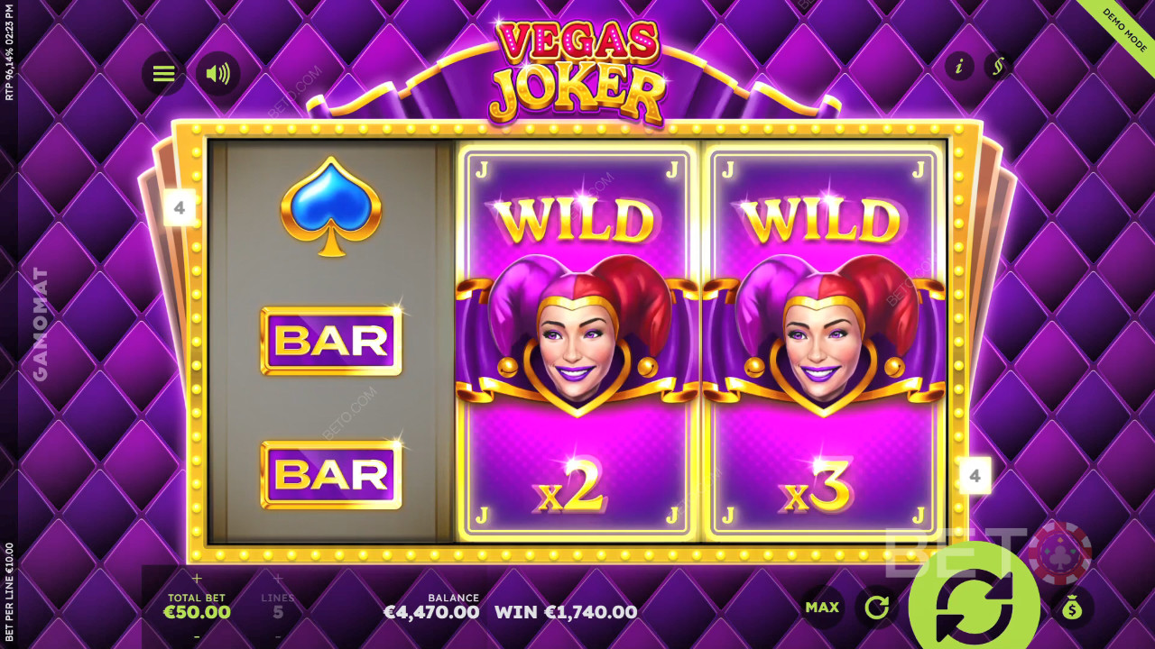 Vegas Joker (Gamomat) 免費遊戲