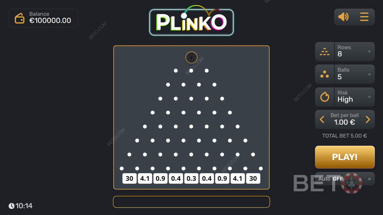 Gaming Corps 在 Plinko 中解釋的額外功能
