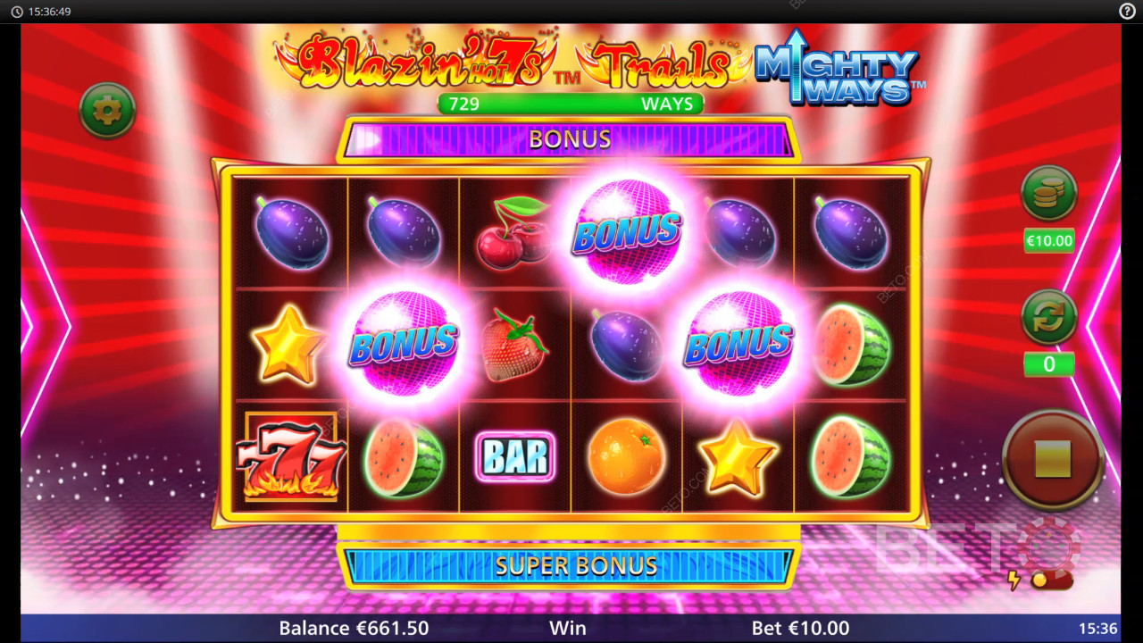 Blazin' Hot 7s Trails Mighty Ways 免費遊戲