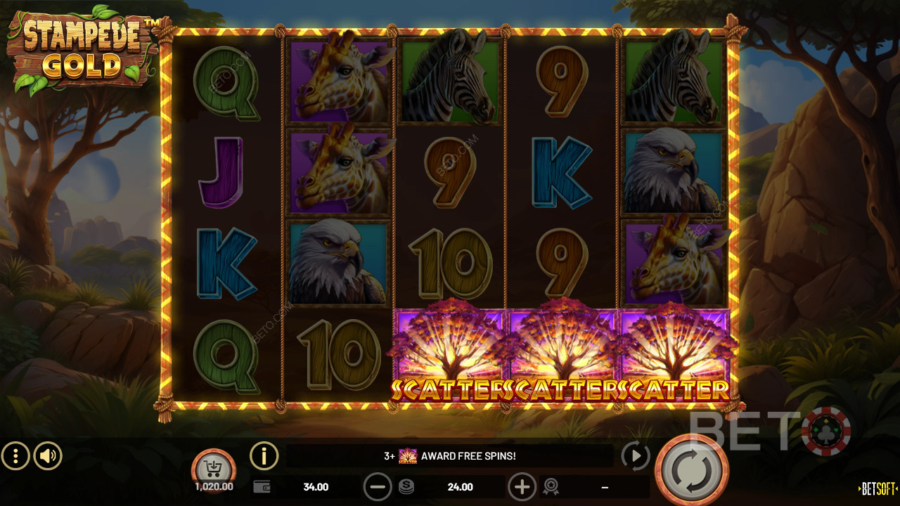 BETO 老虎機的 Stampede Gold 評論