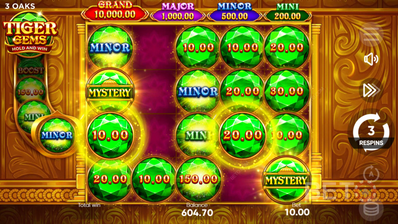 如何玩 3 Oaks Gaming 的 Tiger Gems
