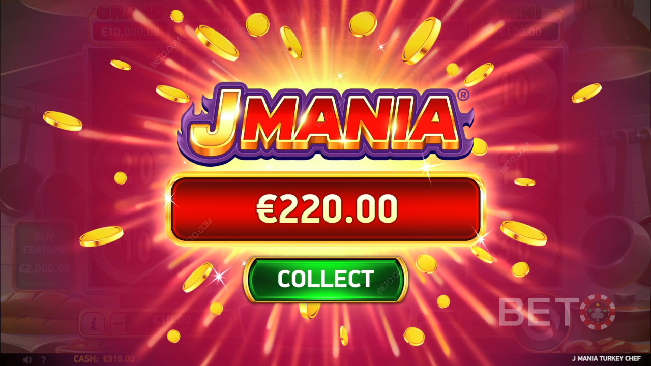 在 J Mania 土耳其廚師老虎機中贏取 3,910 倍賭注！