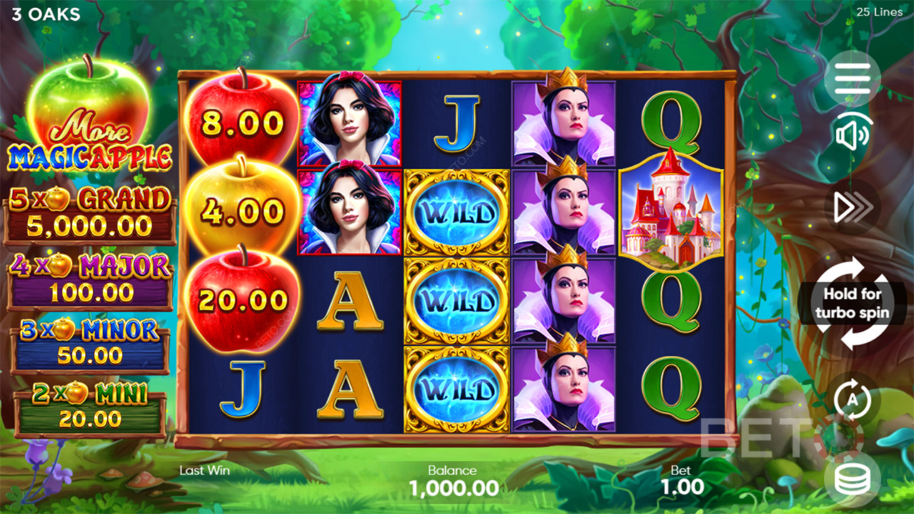 如何玩 3 Oaks Gaming 的 More Magic Apple