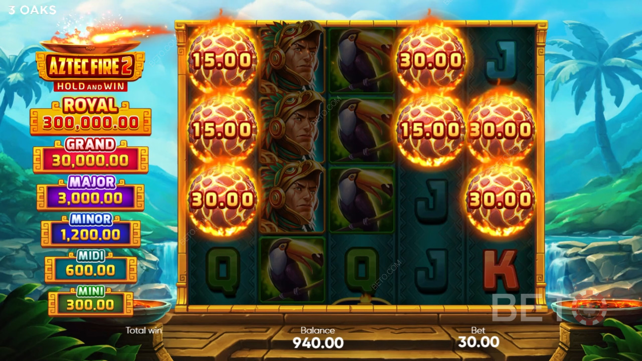 BETO 老虎機評論 Aztec Fire 2