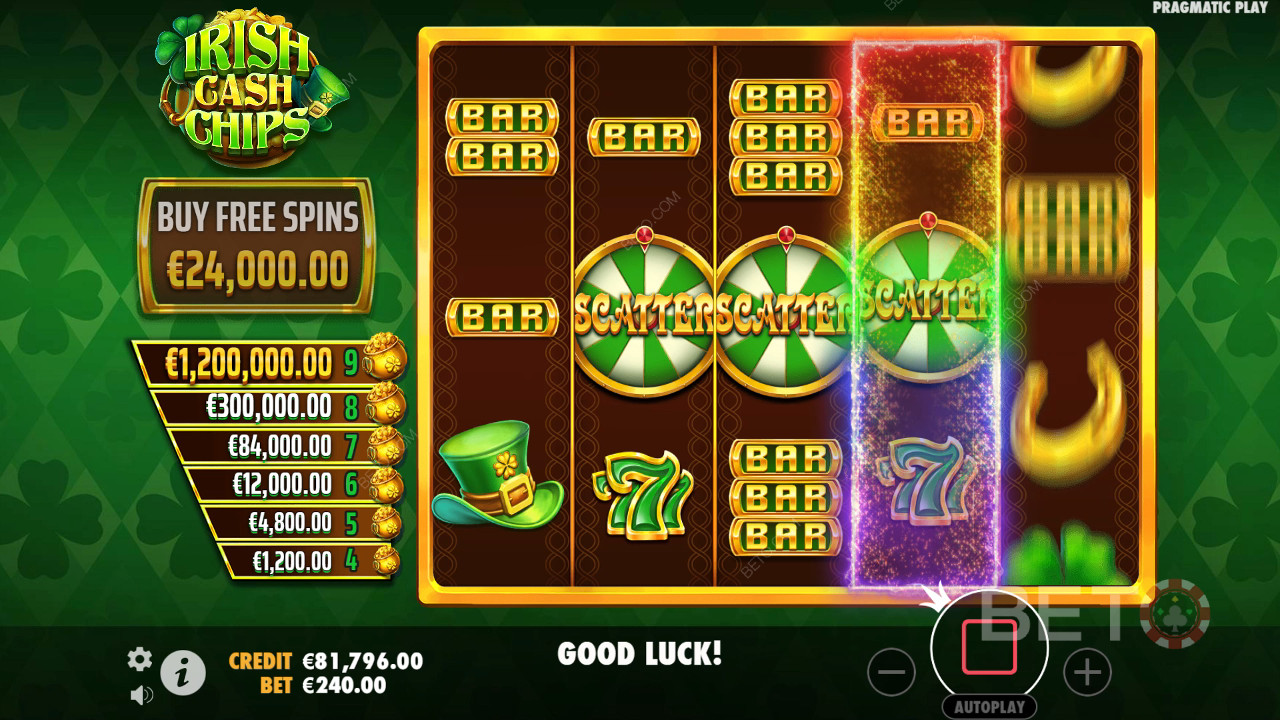 Irish Cash Chips 免費遊戲