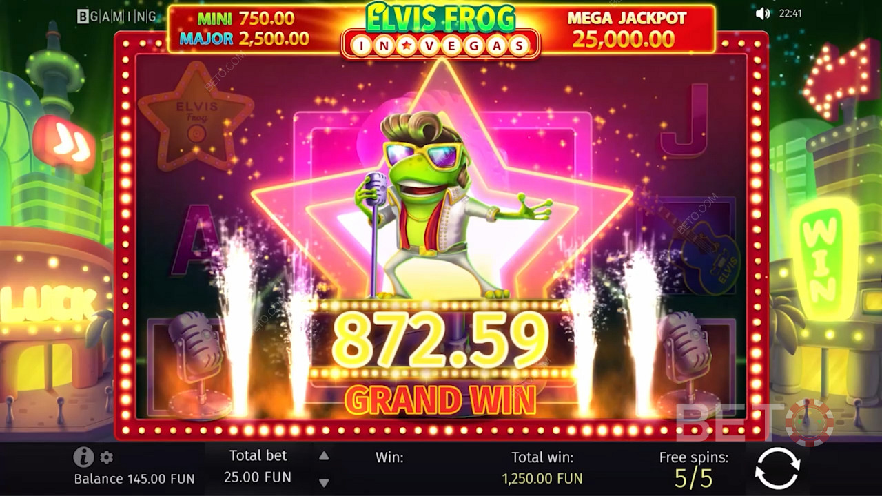 Elvis Frog in Vegas贏得一些大獎
