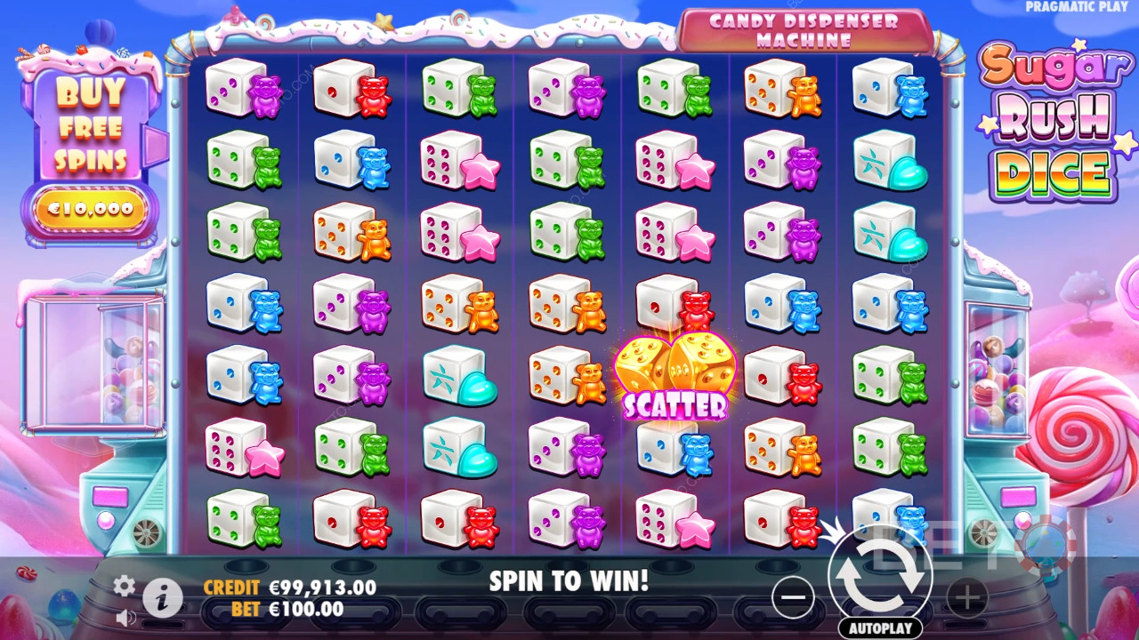 Sugar Rush Dice 線上老虎機的評價