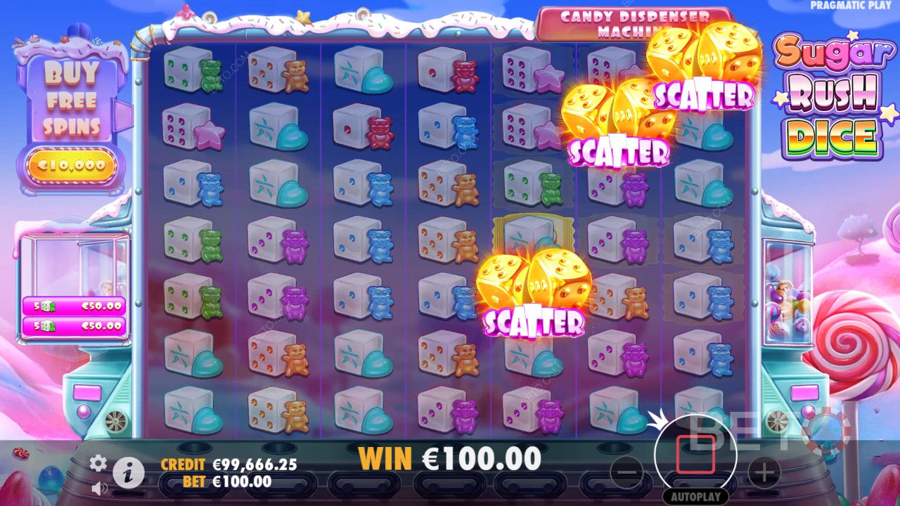 BETO 老虎機的 Sugar Rush Dice 評論