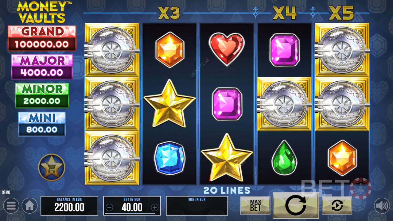 Money Vaults 免費遊戲