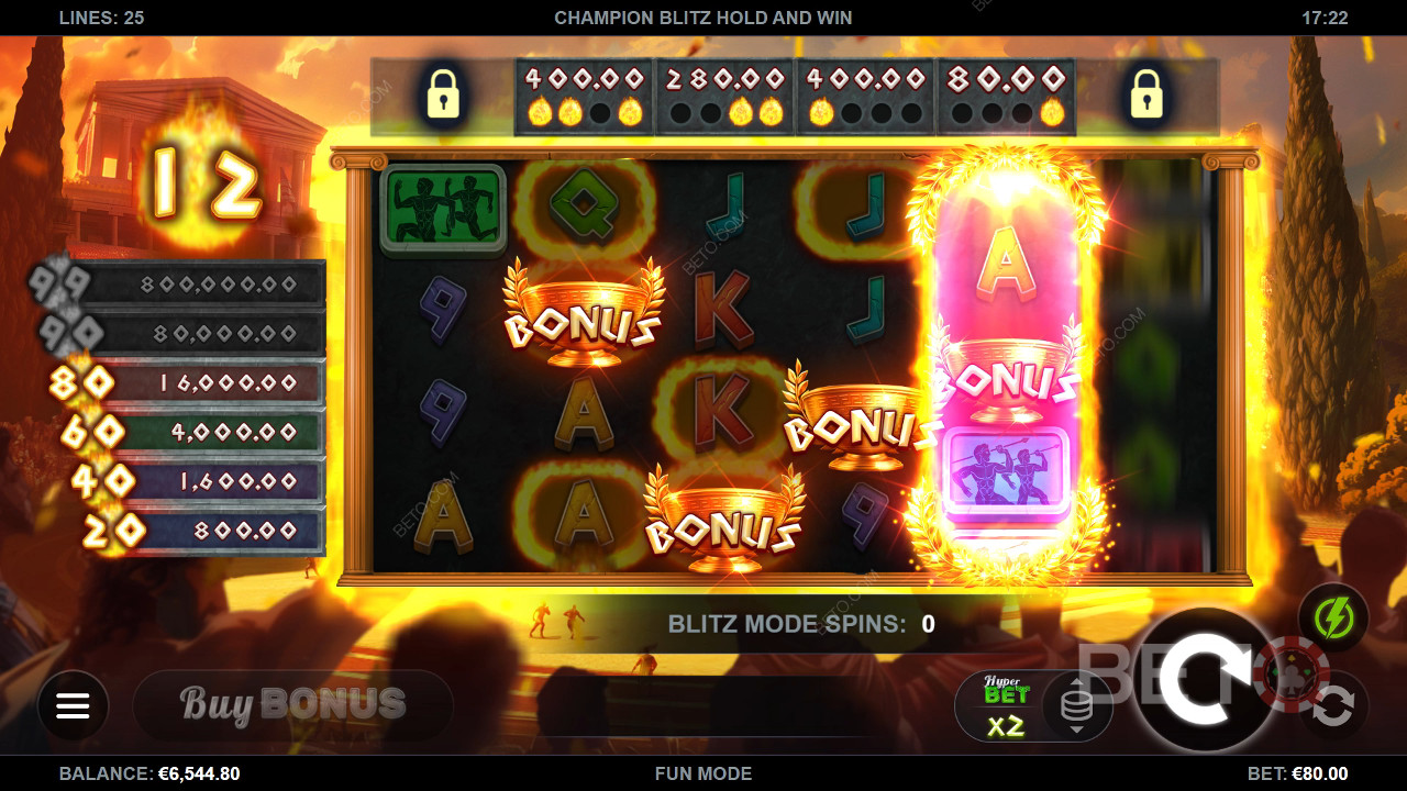 Champion Blitz Hold and Win 免費遊戲