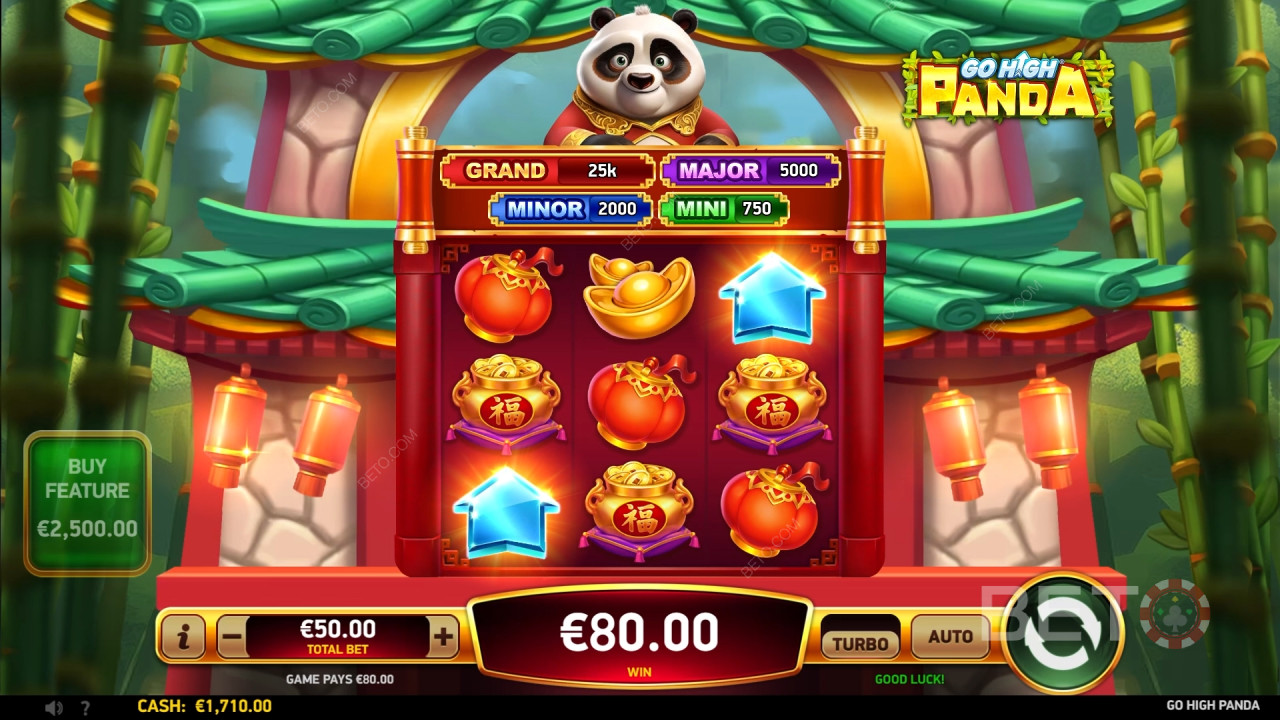 BETO 老虎機的 Go High Panda 評論