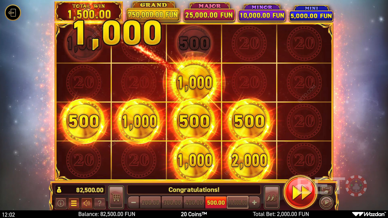 20 Coins 免費遊戲