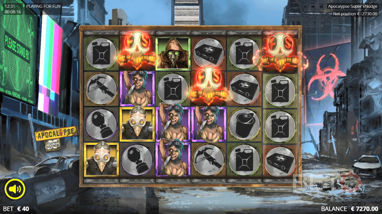 Apocalypse (Nolimit City) 免費遊戲