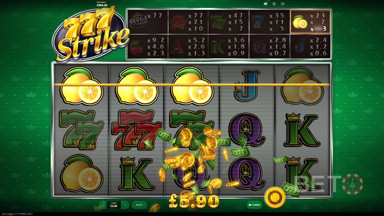 777 Strike 免費遊戲
