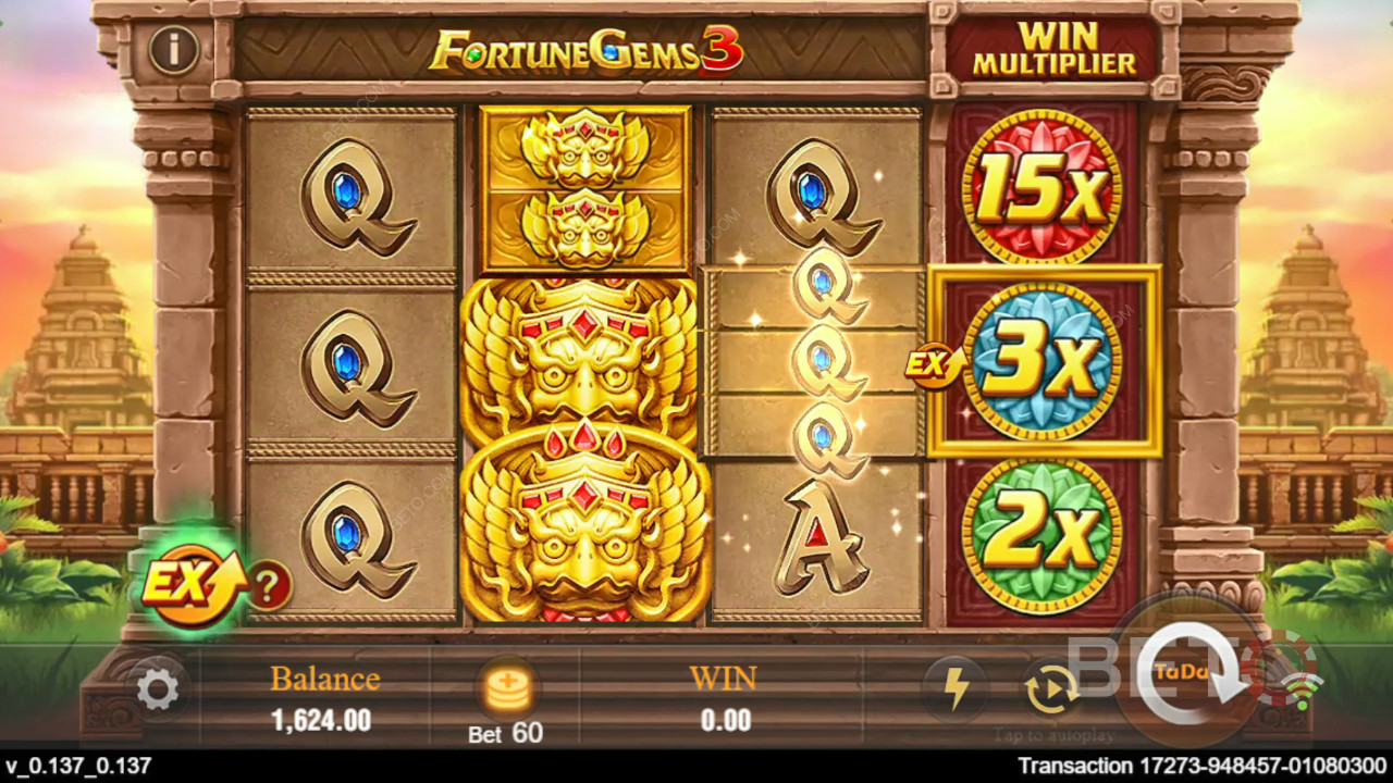 TaDa Gaming 在 Fortune Gems 3 中解釋的獎勵功能