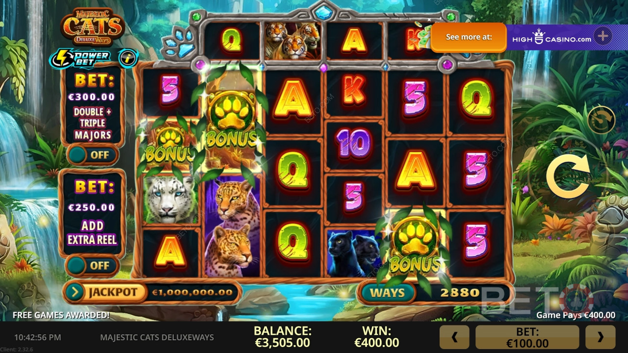 Majestic Cats DeluxeWays 免費遊戲