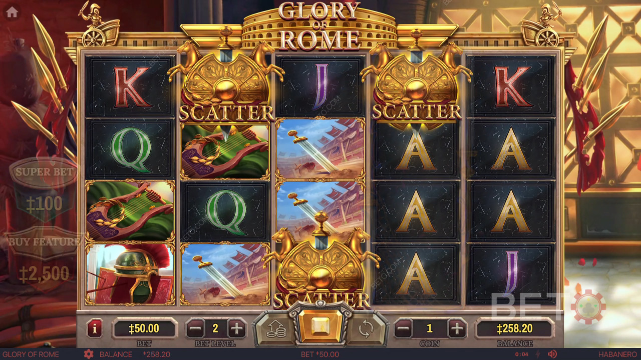 Glory of Rome (Habanero) 免費遊戲